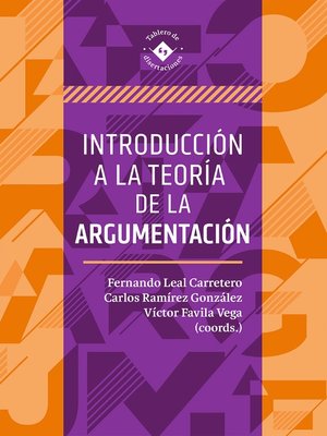 cover image of Introducción a la teoría de la argumentación